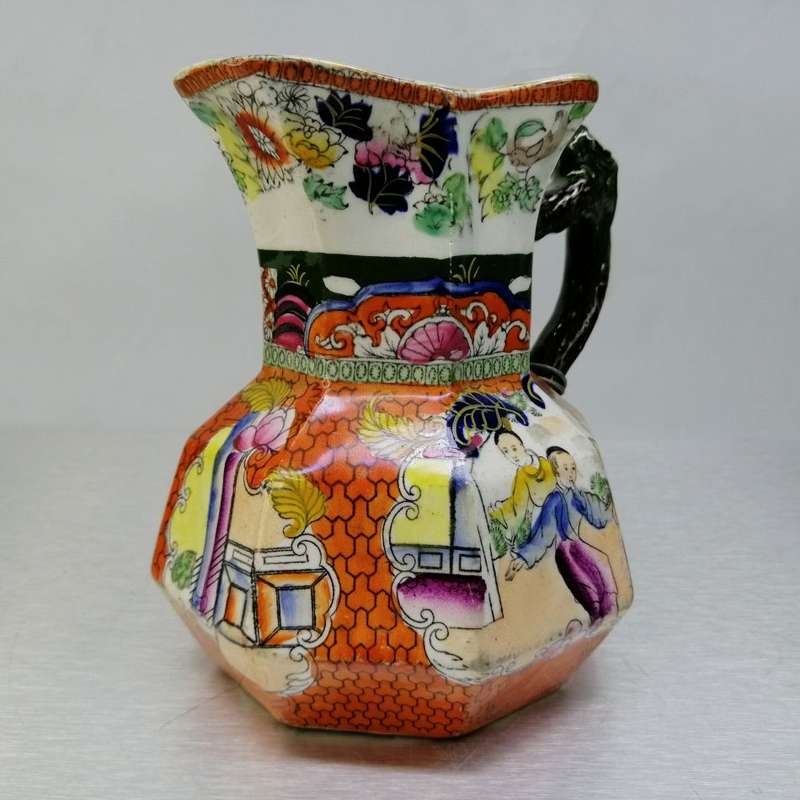 Fantastic!!! Antique Glazed Ironstone Mason Picher!!!