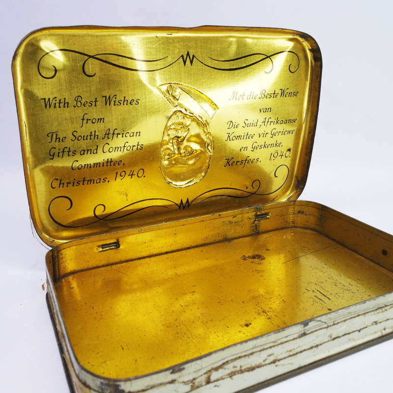 RARE!!! 1940's Greetings from South Africa WWII Chocolate Tin!!!