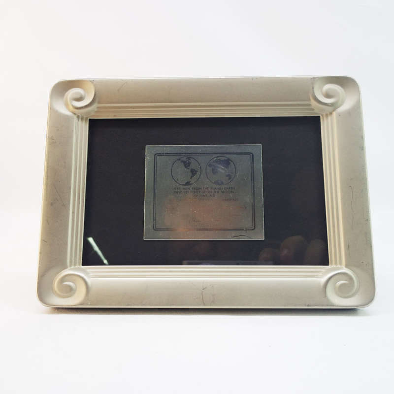 Framed Original 1969 Space Mission Plaque (Went to the Moon!!!)