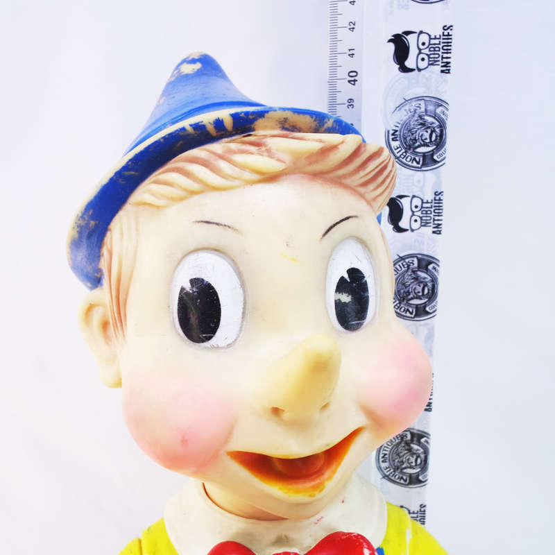 Super Rare!!! LARGE 1960's Rubber Walt Disney Productions Pinocchio, Made in Italy!!! 420mm Tall