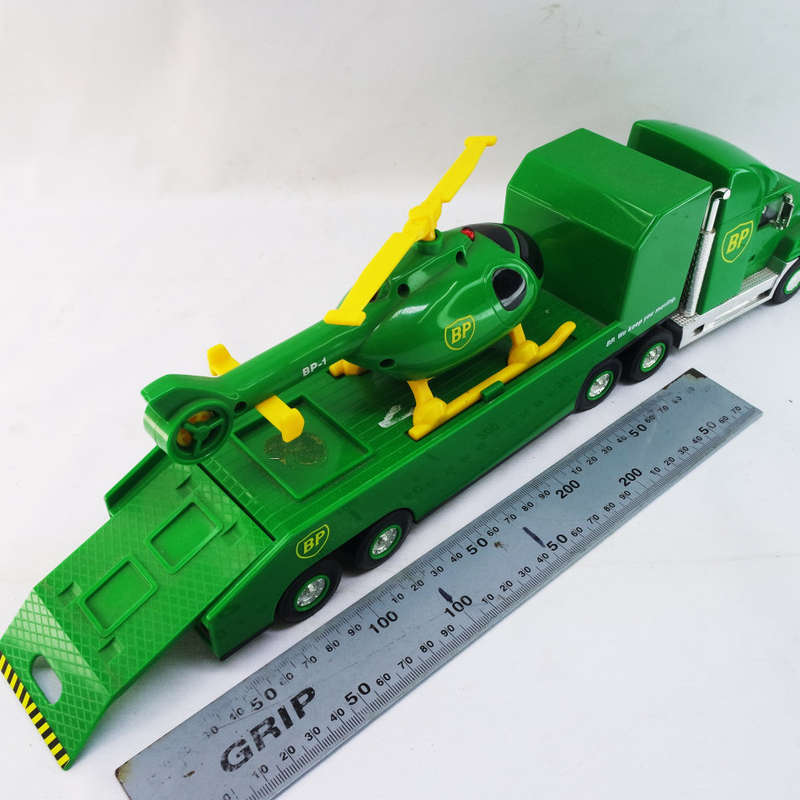 Large Vintage BP Helicopter Transporter Truck!!!