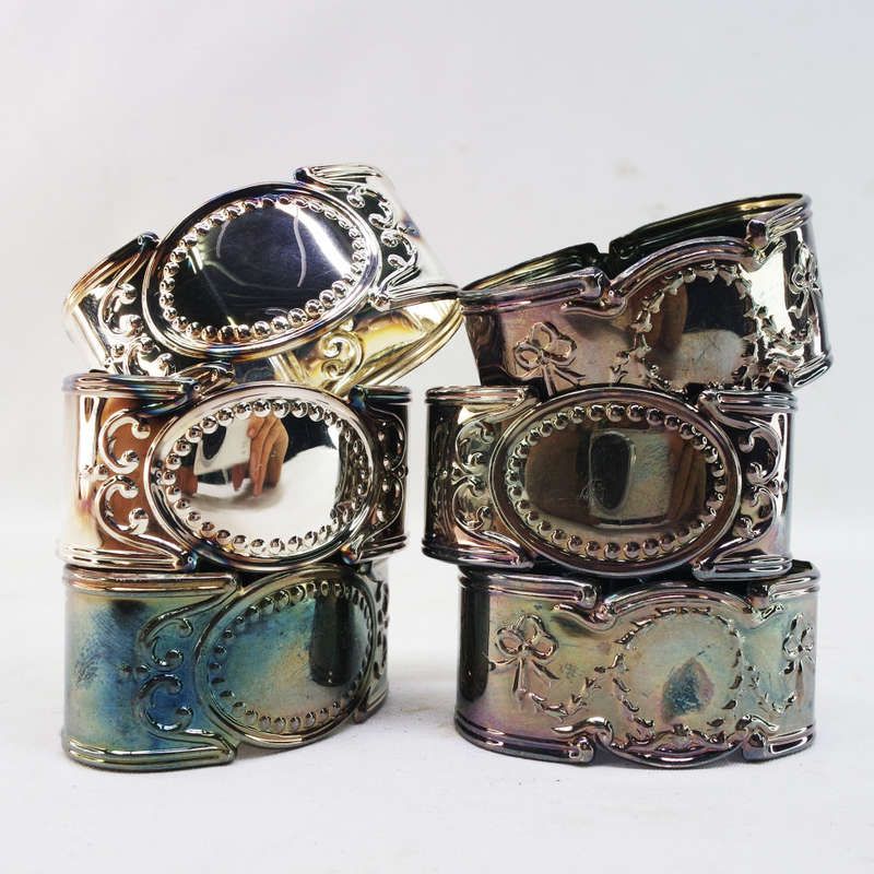 Six Original Sterling Silver Serviette Rings!!!
