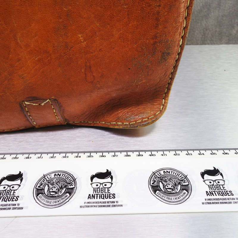 Fantastic!!! Antique Hand Crafted Genuine Leather Brief Case!!!