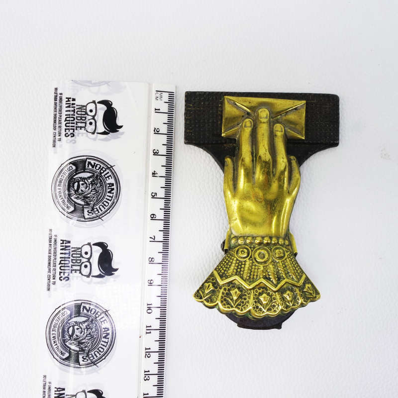 Antique London City Brass and Cast Iron Paper Clip!!!