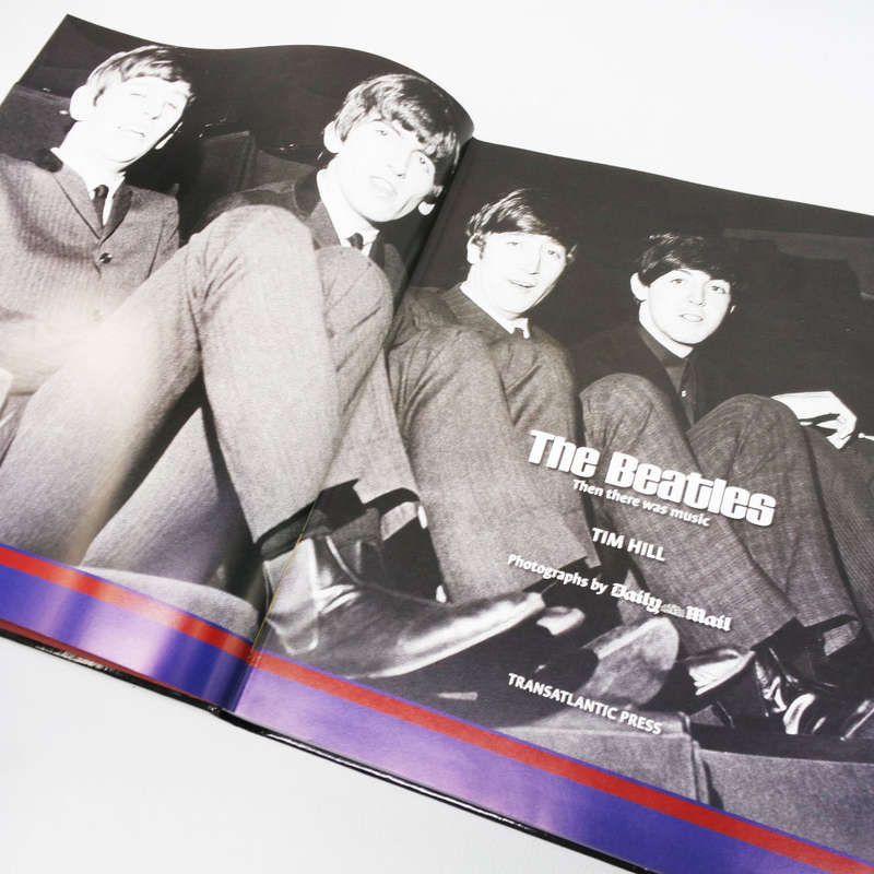 Large Original Hardcover With Dust Jacket The Beatles - Then There Was Music