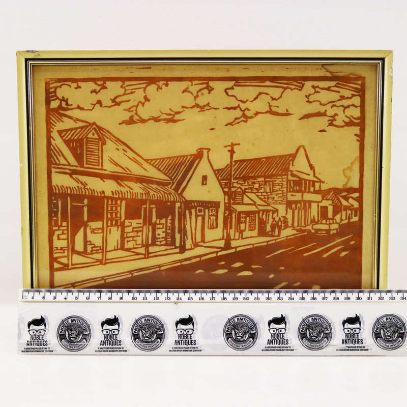 Fantastic!!! Framed Original Signed Oudshoorn Streets by Walter van Reenen!!! 320mm x 260mm
