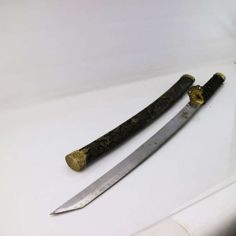 Original Vintage Reproduction Katana and Scabbard - Guard Needs Replacement