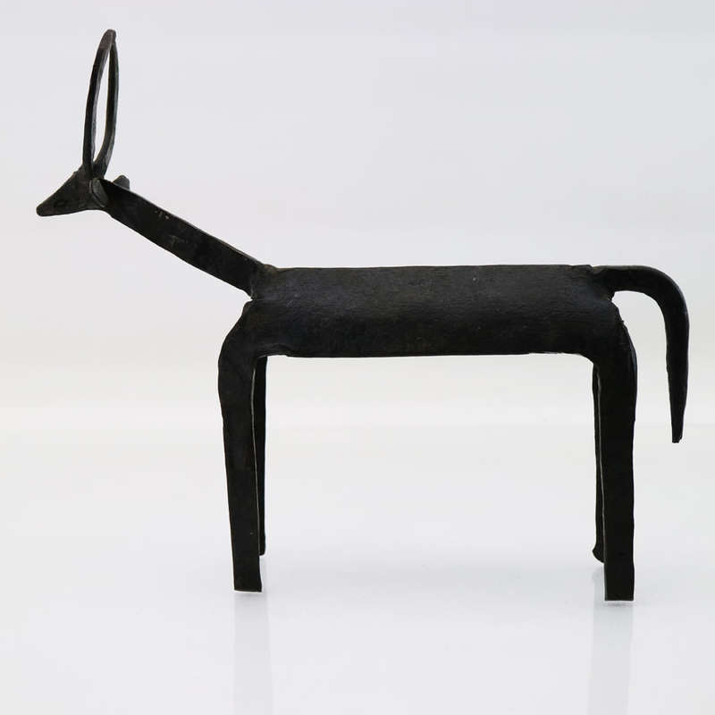 Original Vintage Hand Forged Cattle Statue!!!
