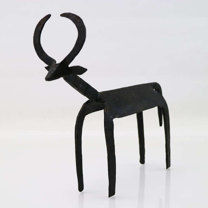 Original Vintage Hand Forged Cattle Statue!!!