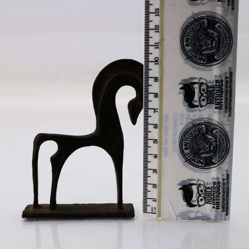 Original Antique Hand Forged Metal Horse Statue Paperweight!!!