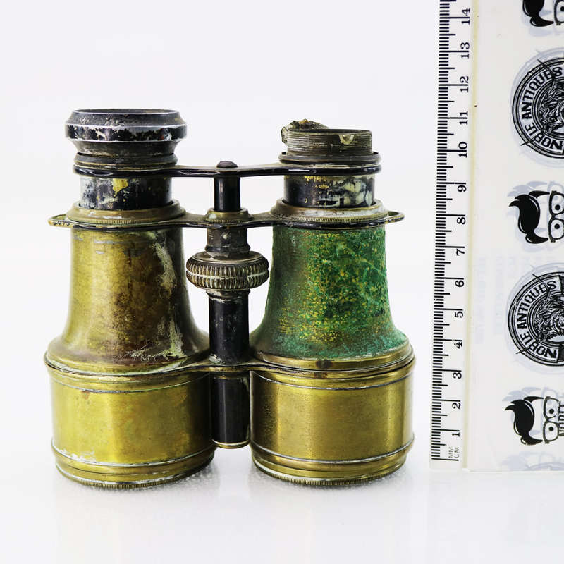 Original Vintage Military Brass Binoculars - Display Only!!!