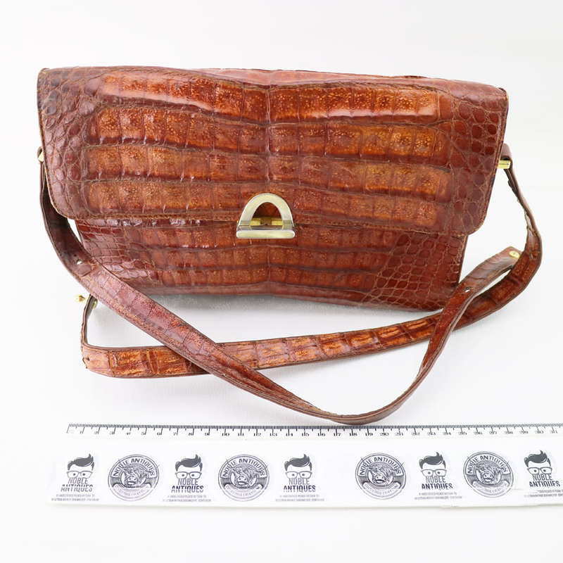 Original Genuine Italian Crocodile Leather Handbag!!! Fantastic Condition!!!
