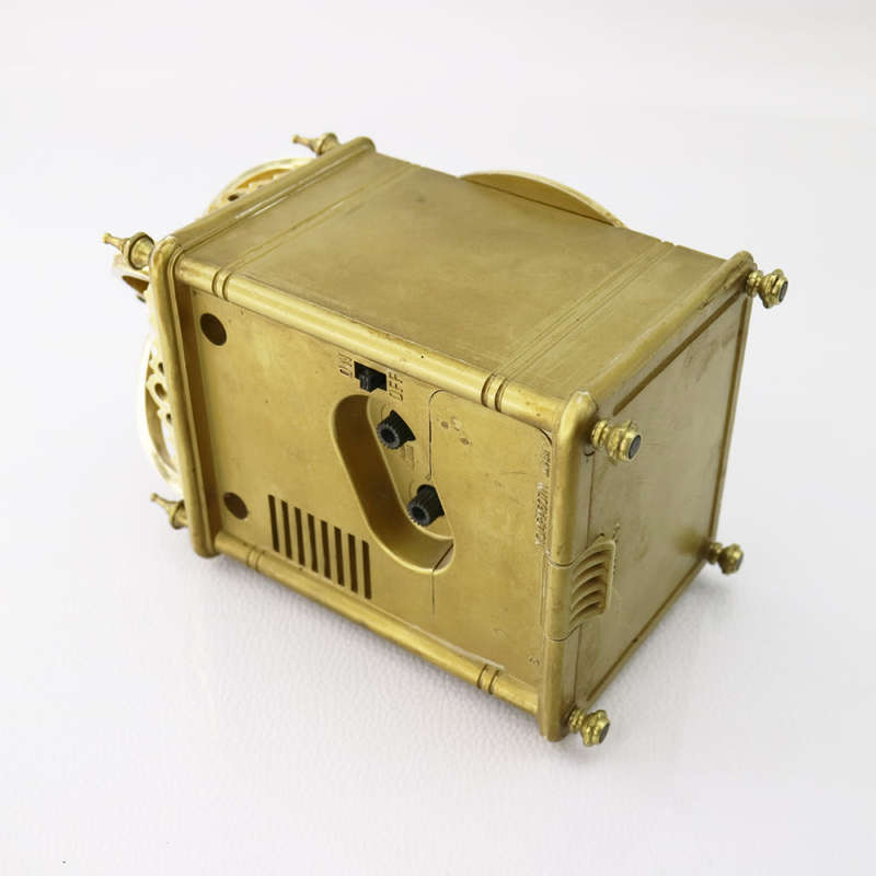 Highly Decorative Brass and Hard Plastic Working Rhythm Alarm Clock!!!