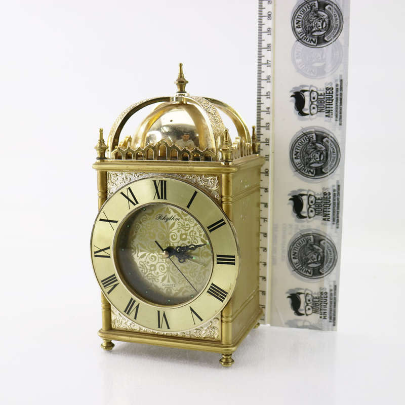 Highly Decorative Brass and Hard Plastic Working Rhythm Alarm Clock!!!