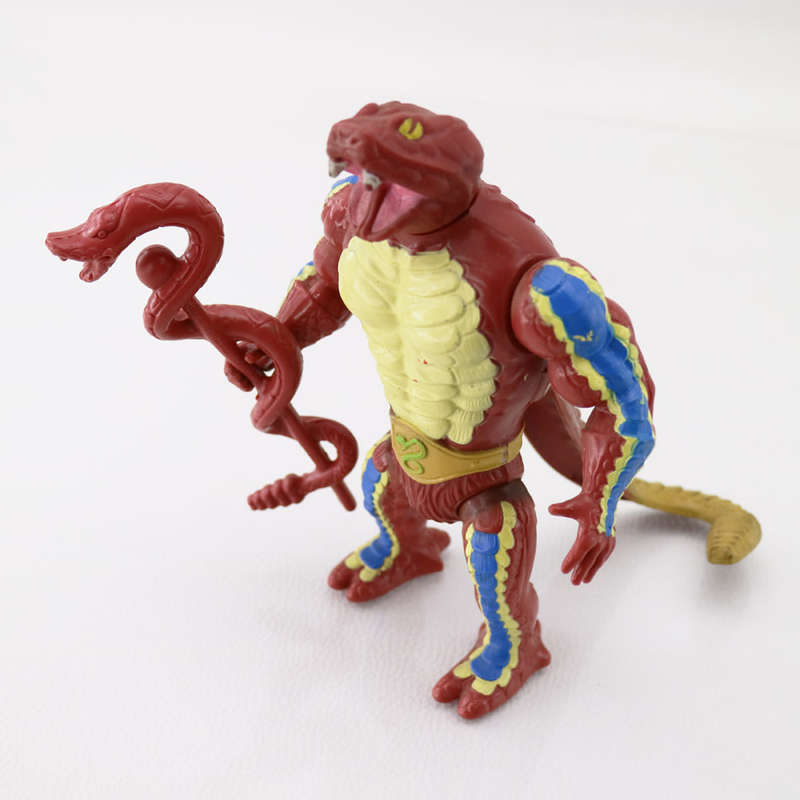 RARE!!! 1980's MOTU Masters of the Universe Rattlor Figurine Complete!!!