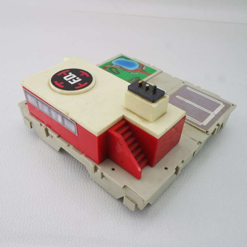 Original 1980's Micromachines Travel City Fold Up Firehouse No7 Play Set!!!