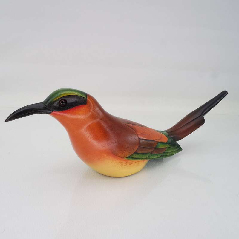 Original Numbered Feathers Gallery Hand Crafted Carmine Bee-Eater!!! 677/2000 (Like New)