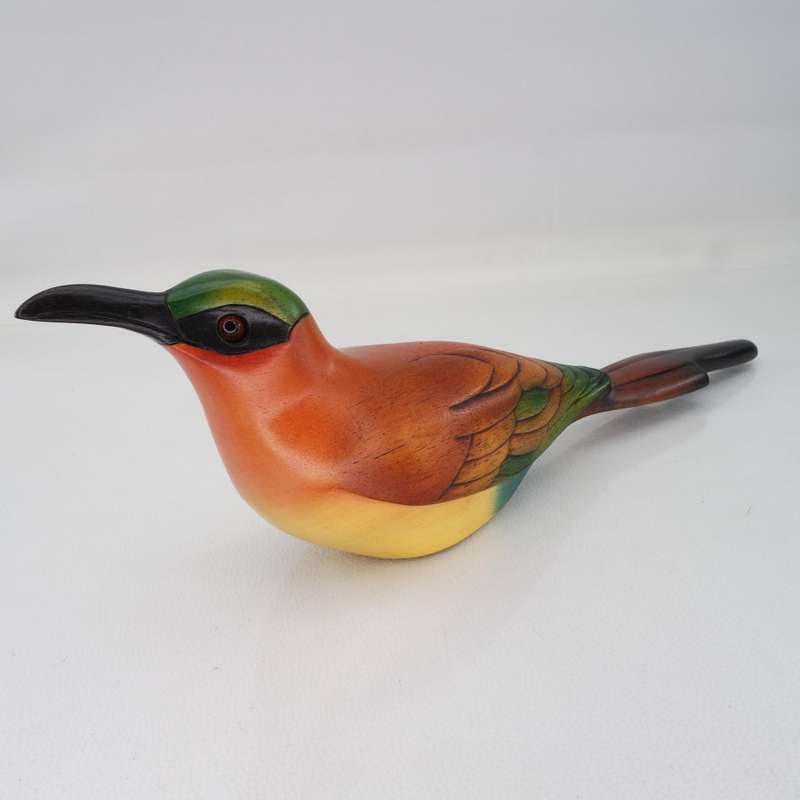 Original Numbered Feathers Gallery Hand Crafted Carmine Bee-eater!!! 466/2000 (Like New)