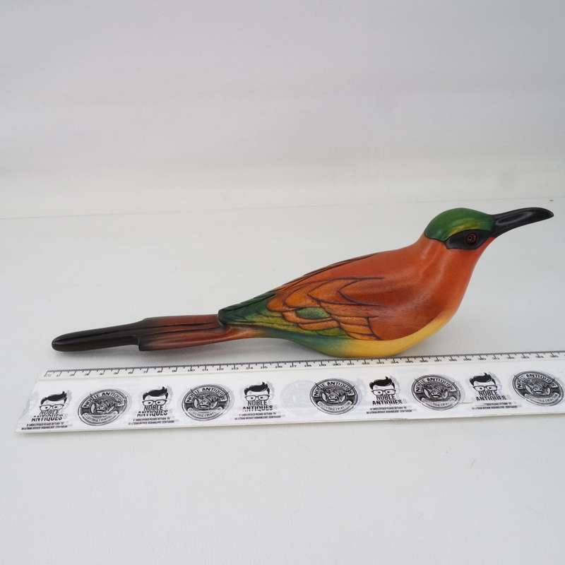 Original Numbered Feathers Gallery Hand Crafted Carmine Bee-eater!!! 466/2000 (Like New)