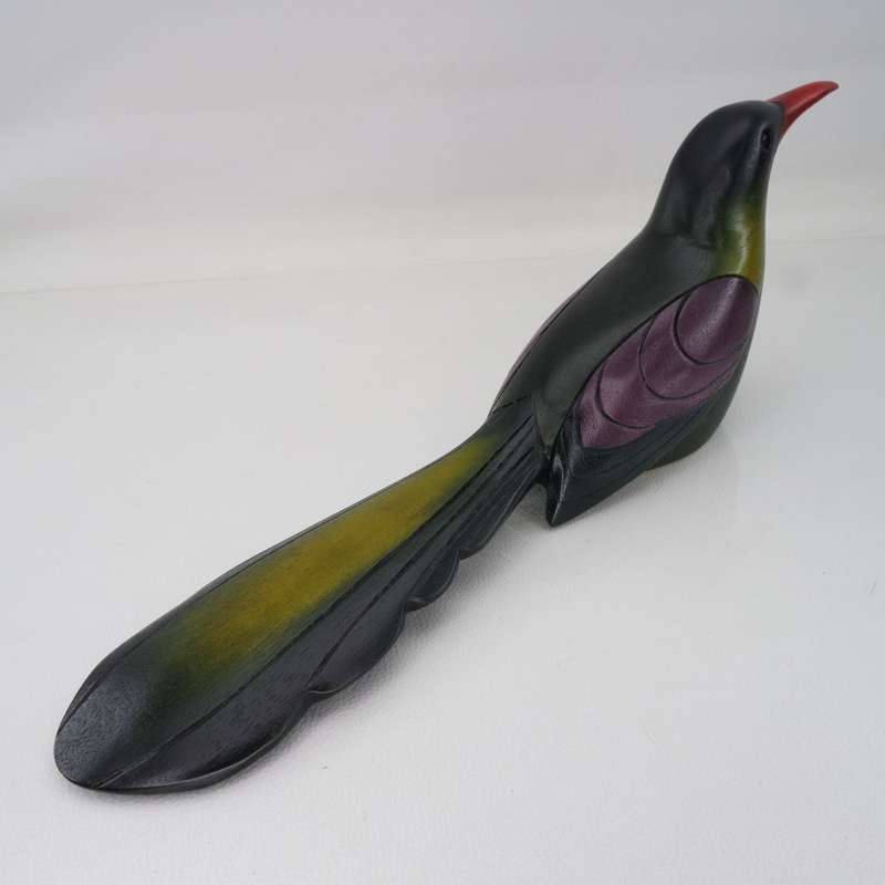 Original Numbered Feathers Gallery Hand Crafted Wood Hoopoe !!! 1668/2000 (Like New)