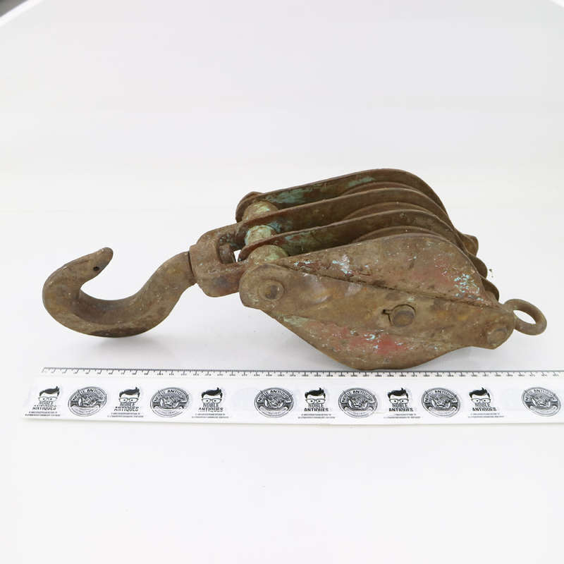 Large Vintage Salvaged Cast Iron Pully!!! 450mm