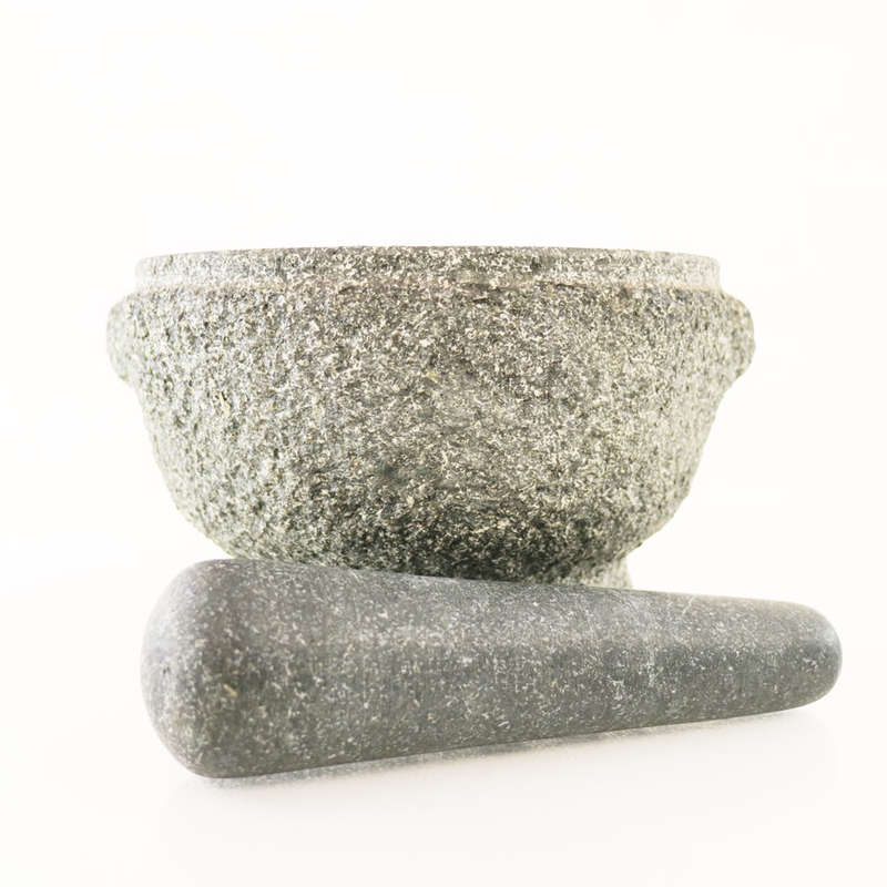 Extremely Heavy!!! Large Stone Crafted Mortar and Pestle Combo!!!