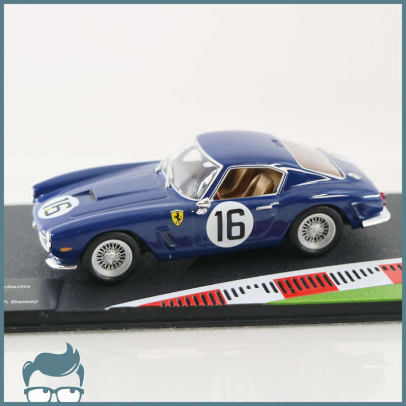 Detailed Die Cast Metal 1960 Ferrari 250 Berlinetta Le Mans Racing Car !!! 1:43