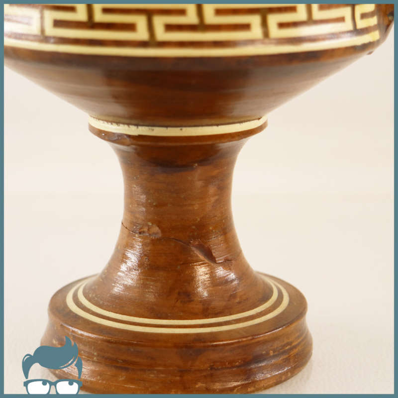 Large Original Handcrafted and Painted Greek Urn!!! 250mm Tall!!!