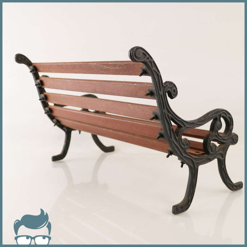 Cast Metal and Wood Plant Stool!!!
