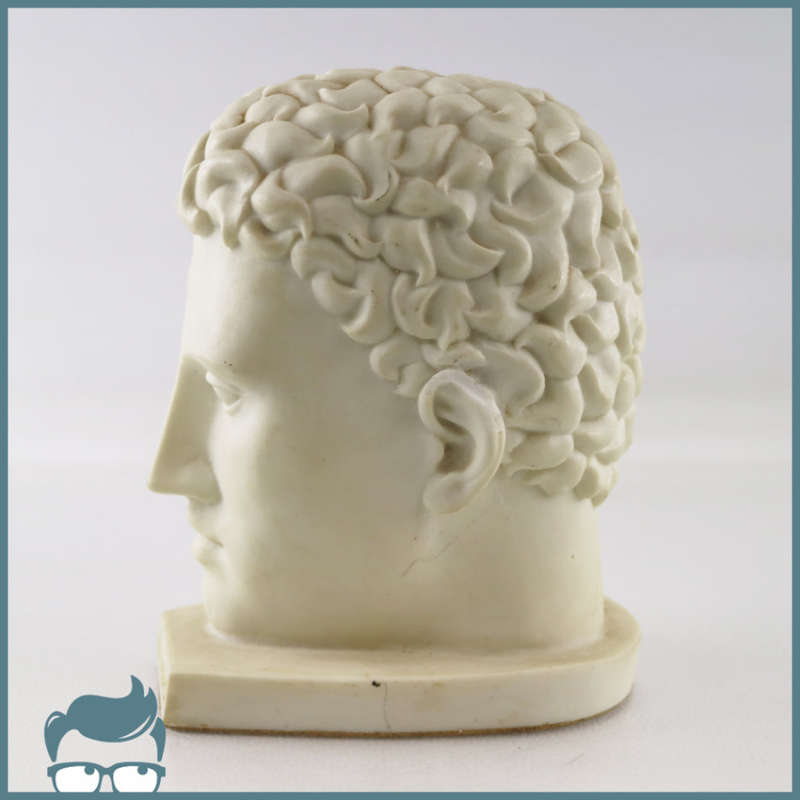 Original Cast Resin and Marble Dust Human Head Cutaway!!!