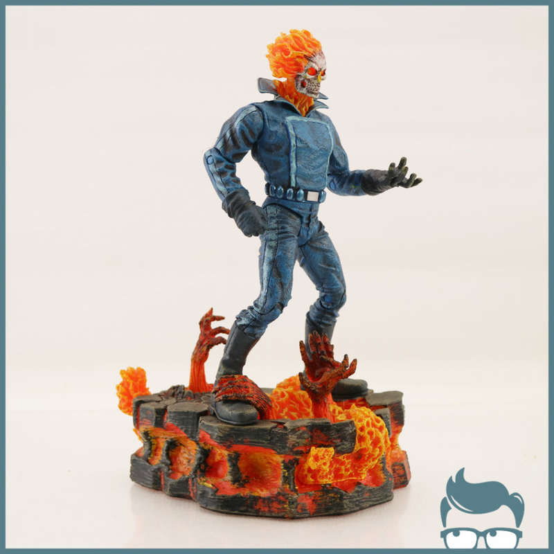 Original Articulated Ghost Rider Statue on Base!!!