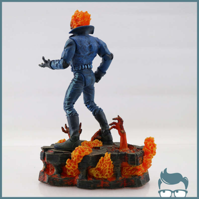 Original Articulated Ghost Rider Statue on Base!!!