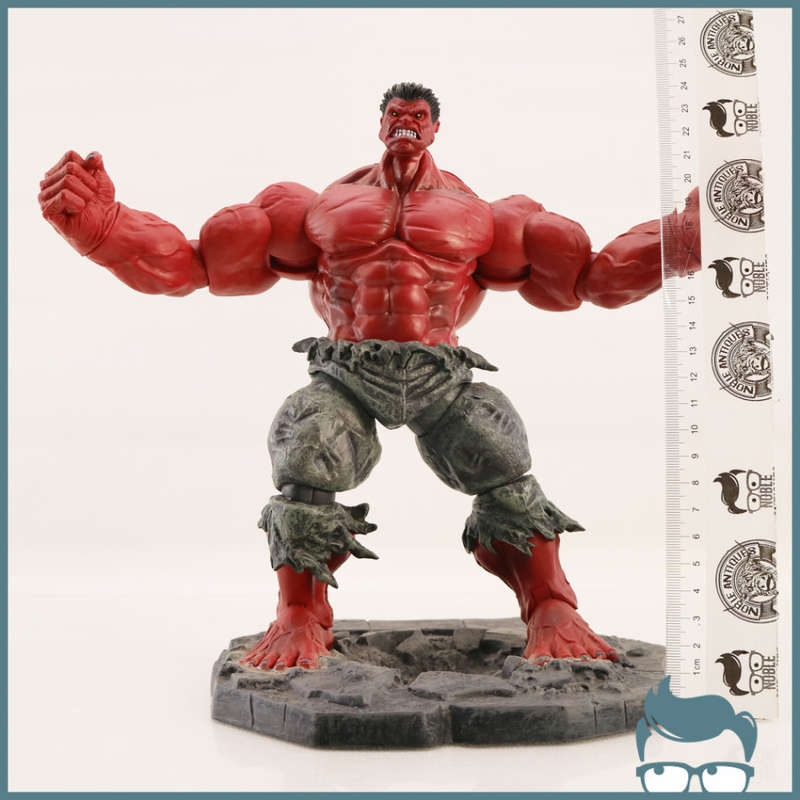 Highly Detailed Original Articulated Red Hulk Figure on Base!!!