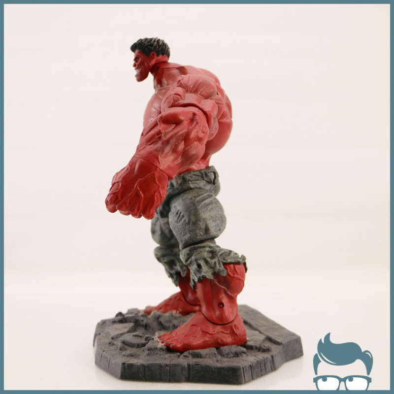 Highly Detailed Original Articulated Red Hulk Figure on Base!!!