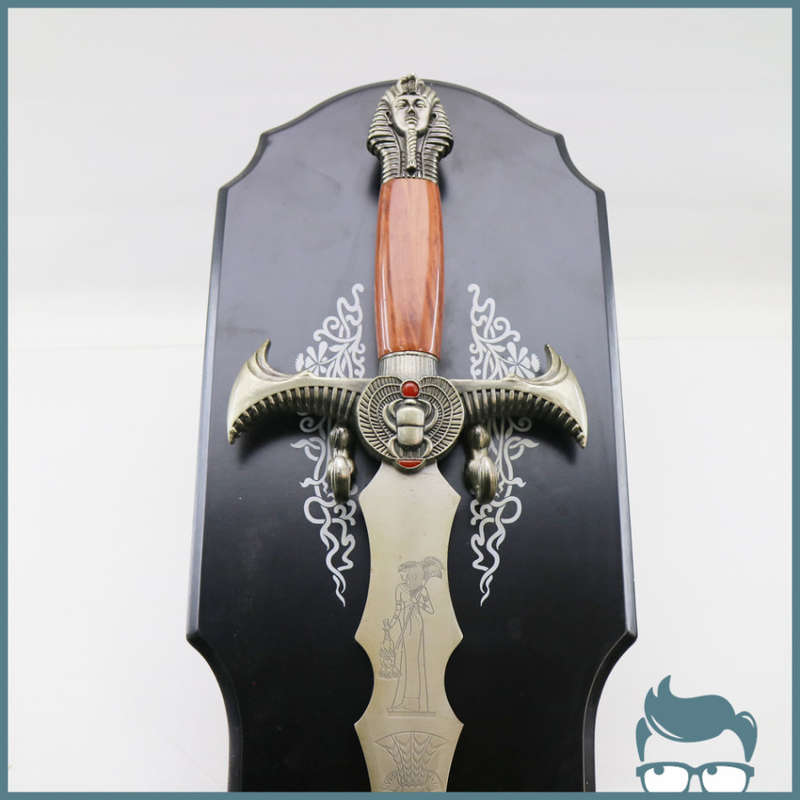 MASSIVE!!! Egyptian Inspired Display Sword on Wall Mount Base!!! 1200mm
