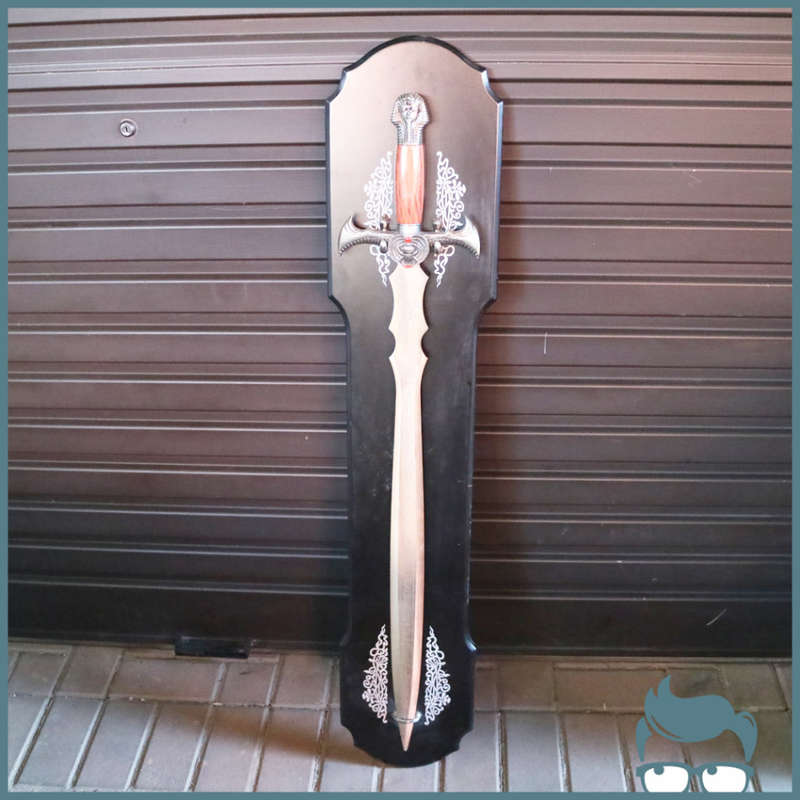 MASSIVE!!! Egyptian Inspired Display Sword on Wall Mount Base!!! 1200mm