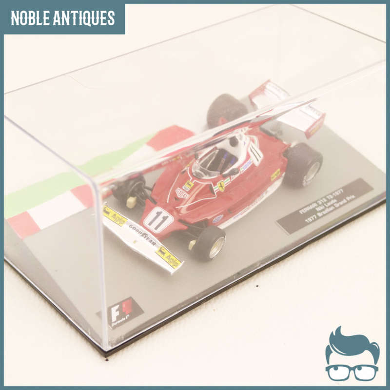 Detailed Acrylic Boxed Die Cast Metal F1 1977 Ferrari 312 T2!!!