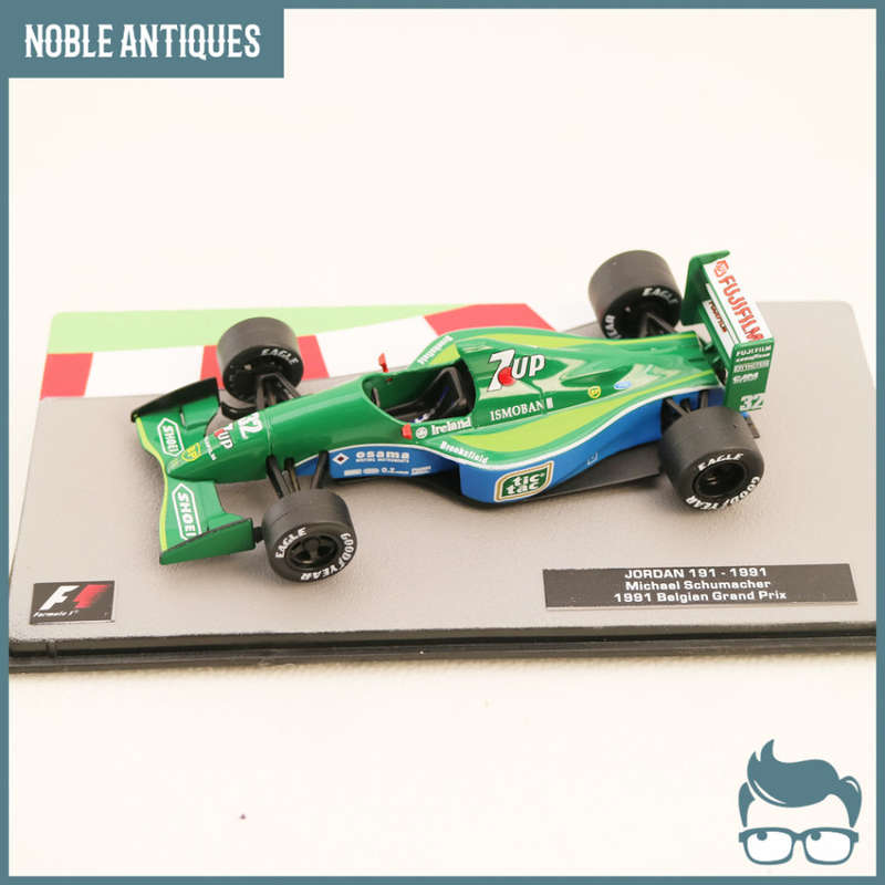 Detailed Acrylic Boxed Die Cast Metal F1 1991 Jordan 191!!!