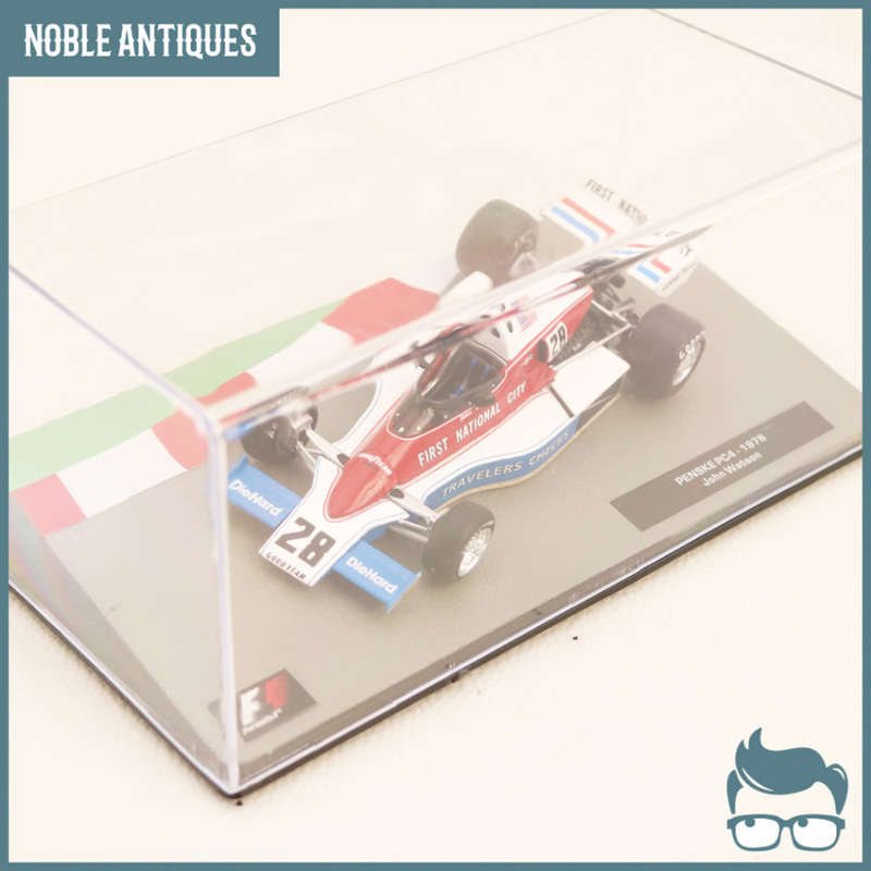 Detailed Acrylic Boxed Die Cast Metal F1 1976 Penske PC4!!!