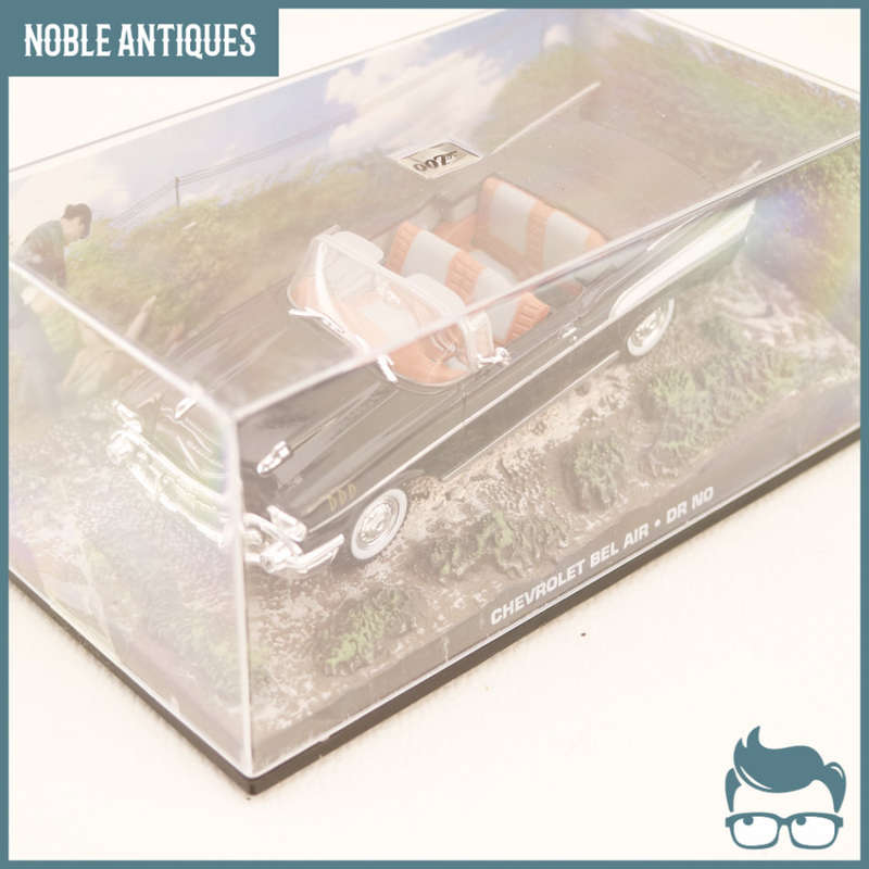 James Bond Detailed Acrylic Boxed Die Cast Metal Chevrolet Bel Air!!!