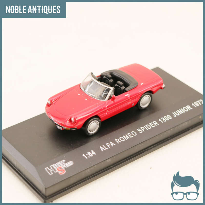 Detailed Acrylic Cased Die Cast Metal Alfa Romeo Spider 1300!!!