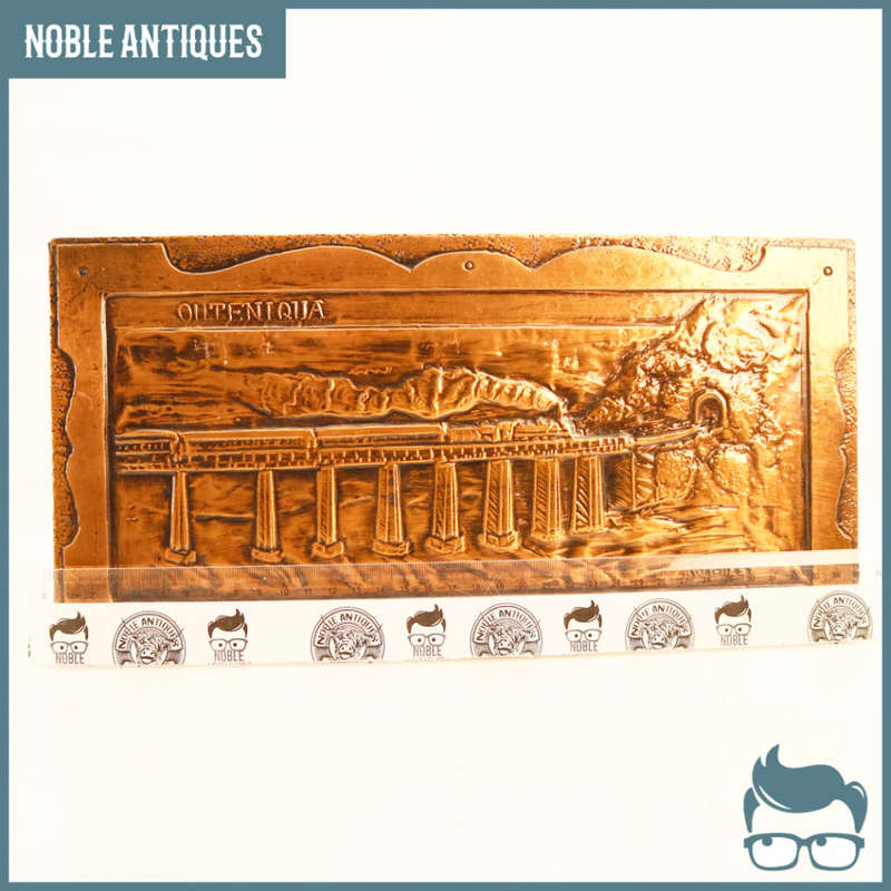 RARE!!! Handcrafted Embossed Railroad Plaque Entitled "Outeniqua" By BW Quest!!!