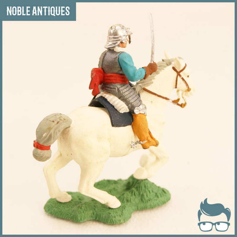 RARE!!! Vintage 1970's Britains Military Soldier on Horseback!!!