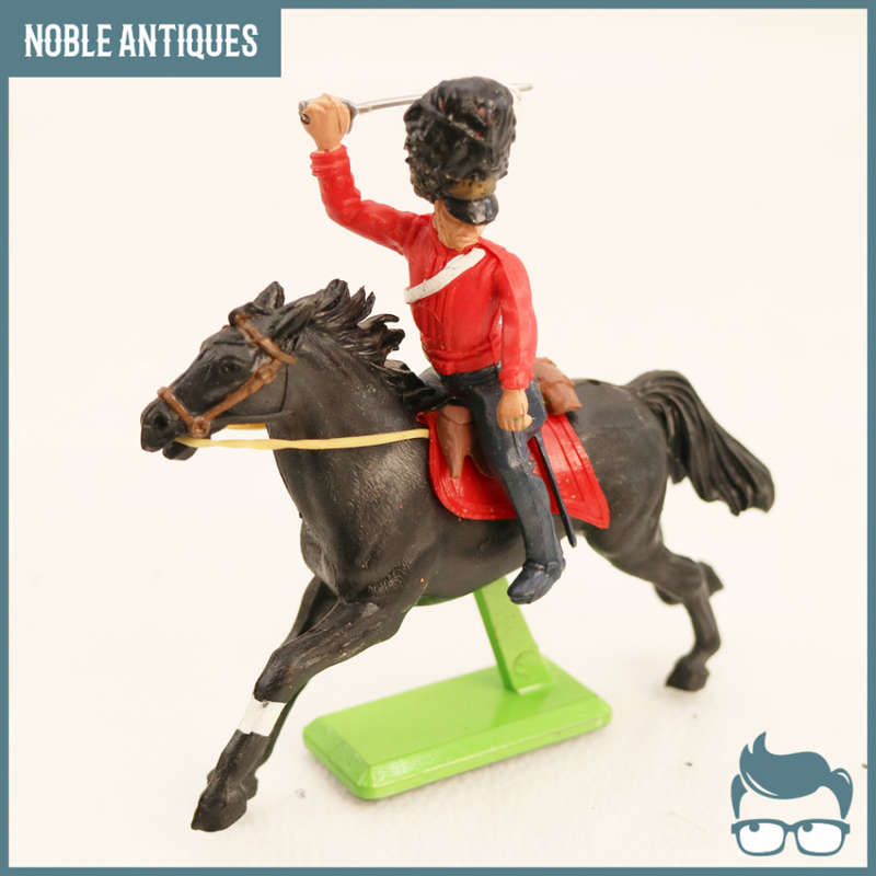 RARE!!! Vintage 1970's Britains Military Soldier on Horseback!!!