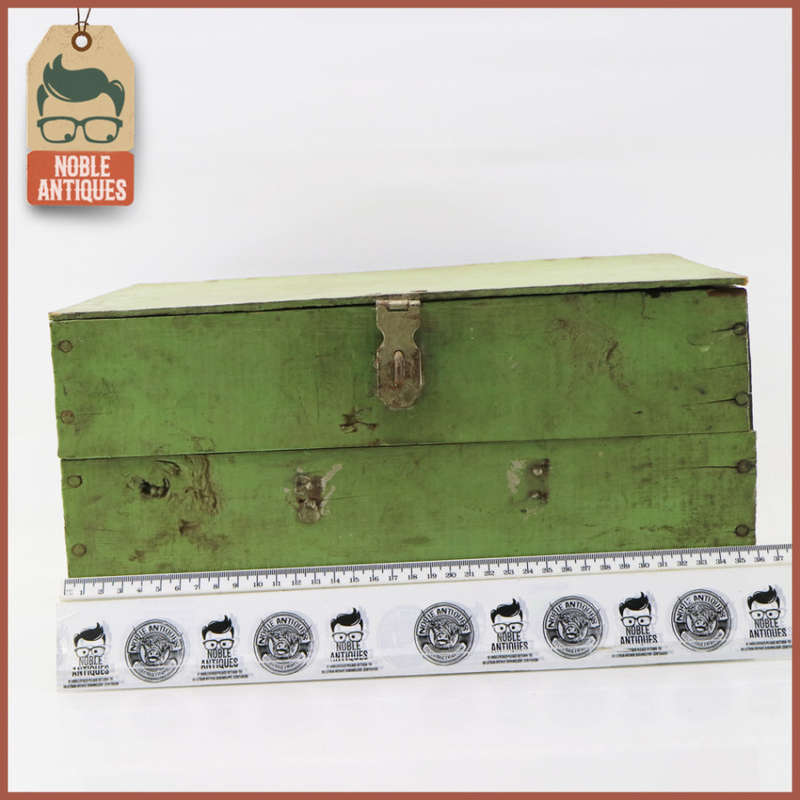 Original Vintage Hand Crafted Wood Toolbox!!!