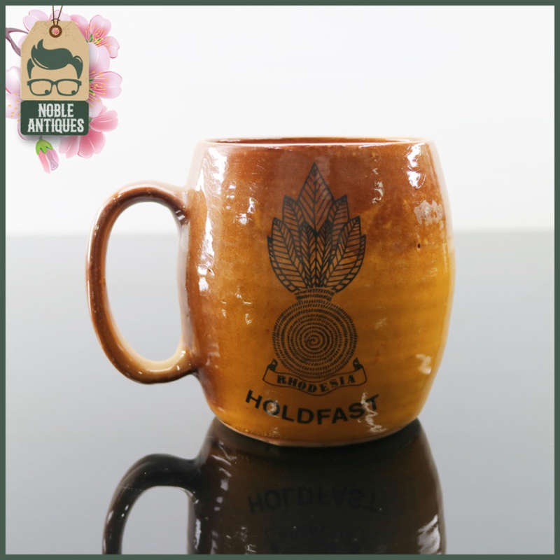 Original Military Rhodesian Holdfast Beer Tankard!!!