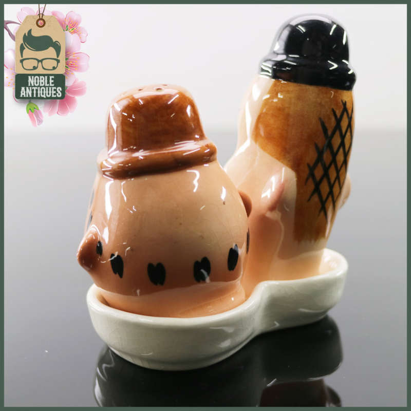 Fantastic!!! Original Beswick Laurel and Hardy Salt and Pepper Shakers!!!