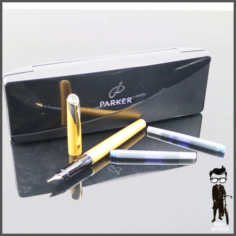 Fantastic!!! Original Radiant Yellow Parker Inflection Box Set (Never Used)