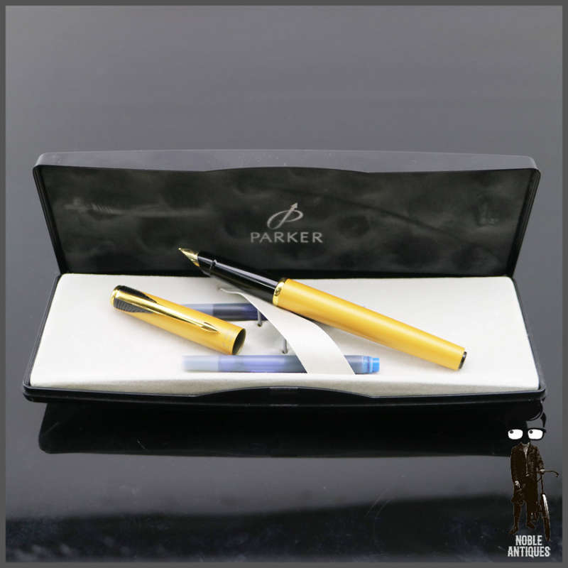 Fantastic!!! Original Radiant Yellow Parker Inflection Box Set (Never Used)
