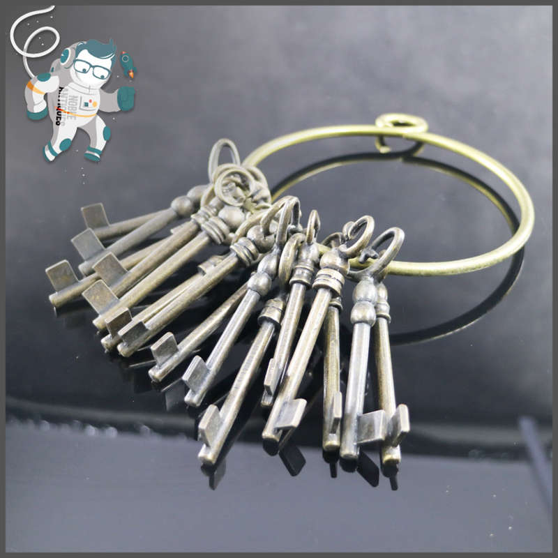 Large Vintage Brass Key Collection!!!